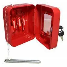 Quick Access Break Glass Emergency Key Box with hammer and chain - Image 2